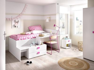 Multifunkční dětská postel pro holku