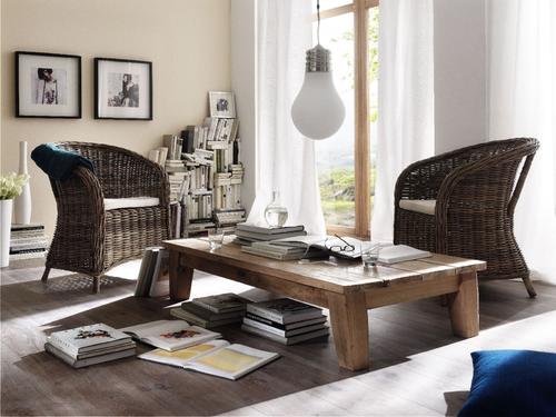 Obývací pokoj s nábytkem z Dánska