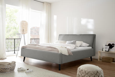 Čalúnená posteľ s priestorom 160 Fritzz light grey