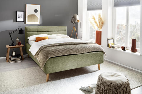 Čalúnená posteľ s priestorom 140 Latti green