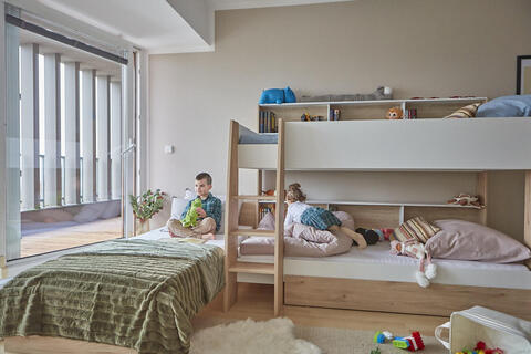 Detská izba pre tri deti Shelter