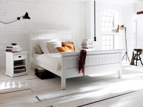 Manželská posteľ z dreva mahagón Super King