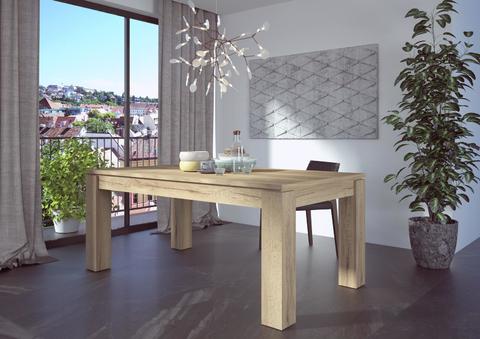 Dizajnový rozkladací jedálenský stôl Frame oak