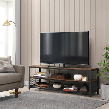 Moderný televízny stolík s vintage prvkami LTV rustic brown