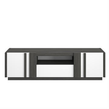 Televízny stolík v minimalistickom dizajne Aston black

