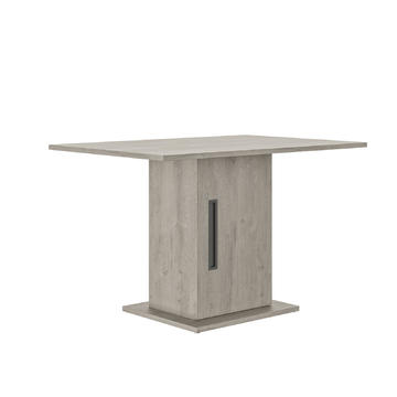 Dizajnový jedálenský stôl s úložným priestorom Boston grey oak