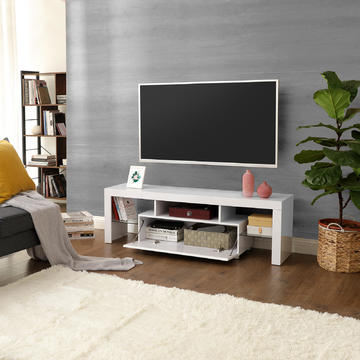 Minimalistický televízny stolík LTW-white