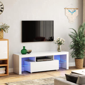 Minimalistický televízny stolík LTW-white