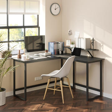 Rohový písací stôl LWD-black