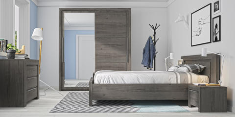 Dizajnový nábytok do spálne Sarlat, grey