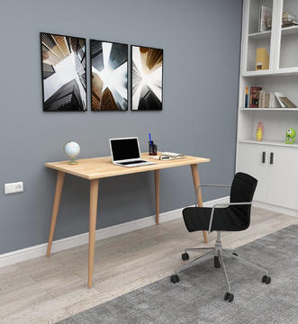 Písací stôl v minimalistickom dizajne z masívu Rixi natural