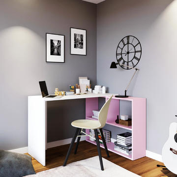 Písací stôl Cankat pink