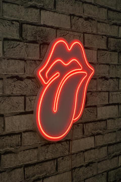Svetelná dekorácia na stenu The Rolling Stones