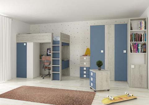 Detská izba v ponuke dielov - kolekcia cascina, smoky, blue