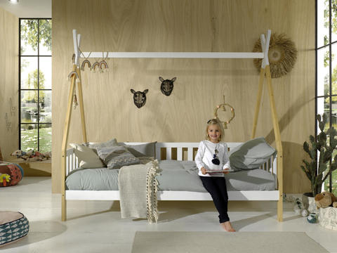 Detská posteľ z masívu Vigi fence