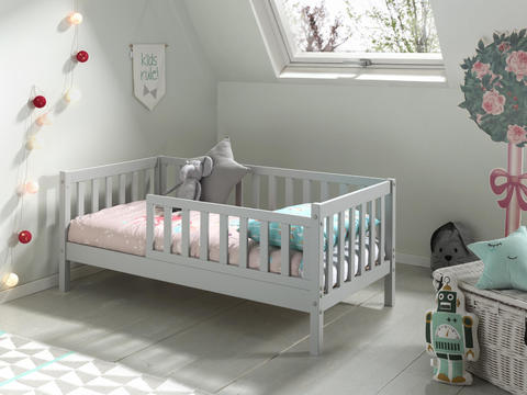 Detská posteľ pre predškoláka Toddi basic grey