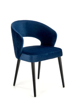 Jedálenská stolička modrá, čierna Mirisi VI