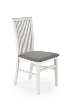 Jedálenská stolička biela, siva Angel basic