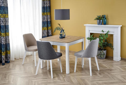 Jedálenská zostava rozkladací stôl a tri stoličky Flavio colors
