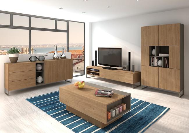 Moderný nábytok do obývacej izby - kolekcia Nums