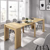 Rozložiteľný jedálenský stôl, písací stôl, komoda v jednom, Kiona oak