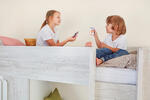 Poschodová posteľ pre dve deti BO1 90x200 - cascina, biela
