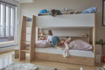 Detská poschodová posteľ s priestorom Shelter oak
