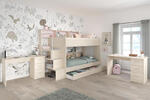 Kolekcia nábytku Bibop, detská izba s poschodovou posteľou