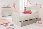 Detská izba pre predškoláka, rozložená postieľka na posteľ