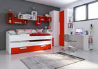 Detská izba pre dievča aj chlapca - kolekcia B červená