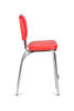 Červená barová stolička Elvis