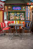Jedálenská zostava s barovými stoličkami Elvis