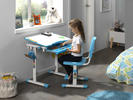 Rastúci písací stôl so stoličkou Comfort - modrý