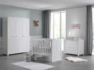 Detská izba pre bábätko, biely nábytok - Erik