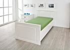 Rustikálna biela detská posteľ Danz 90x200