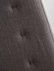 Polstrovaná jedálenská stolička tmavo sivá Alvis