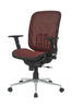 Tmavo červená kancelárska PC stolička Axiome