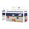 Detská izba pre chlapca s vyvýšenou posteľou - kolekcia Construction