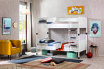 Nábytok do detskej izby s poschodovou posteľou - kolekcia White