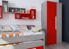 Detská izba pre dievča aj chlapca - kolekcia B červená