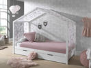 Detská posteľ s zásuvkou z dreva borovice Dallas white large