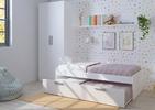 Detská posteľ s prístelkou Eco white