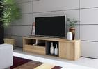 Dizajnový televízny stolík Frame oak