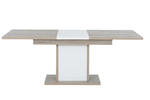 Dizajnový rozkladací jedálenský stôl Aston oak, white