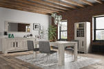 Nábytok pre zostavenie obývacej izby, kolekcia Boston grey oak