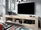 Dizajnový televízny stolík Lebo v škandinávskych odtieňoch