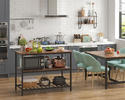 Nábytok v industriálnom dizajne do vašej kuchyne, jedálne Rustik