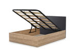 Dizajnová posteľ s úložným priestorom 160x200 Natural II