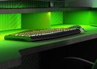 Dizajnový, herný počítačový stôl s led osvetlením D-Game