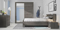 Dizajnová manželská posteľ Sarlat large, grey